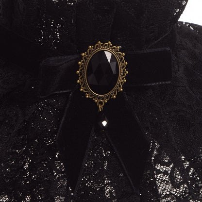 Victorian Lace Collar Oscuro