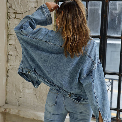 Chaqueta Gótica Oversized Boyfriend Denim