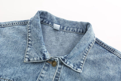 Chaqueta Gótica Oversized Boyfriend Denim