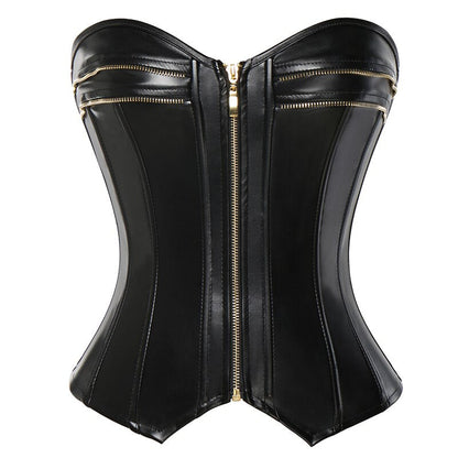 Wonder Goth Cuero Bustier Maldito