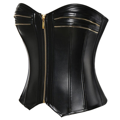Wonder Goth Cuero Bustier Maldito