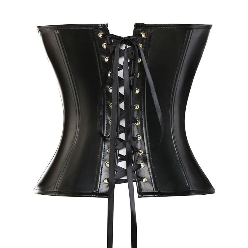 Wonder Goth Cuero Bustier Maldito