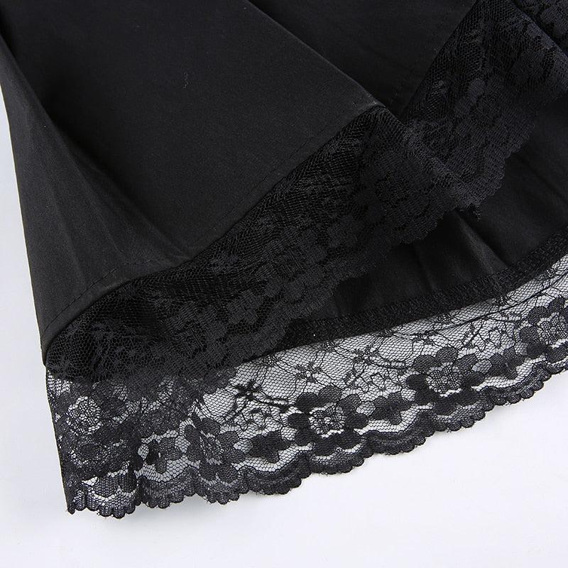 Falda Gótica Aesthetic Lace