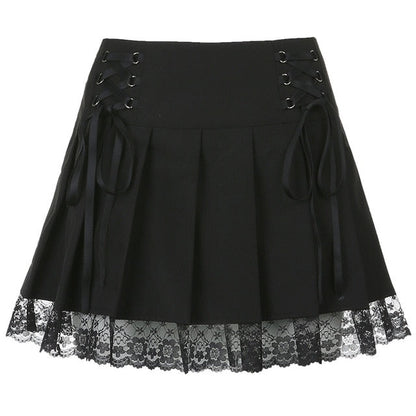 Falda Gótica Aesthetic Lace