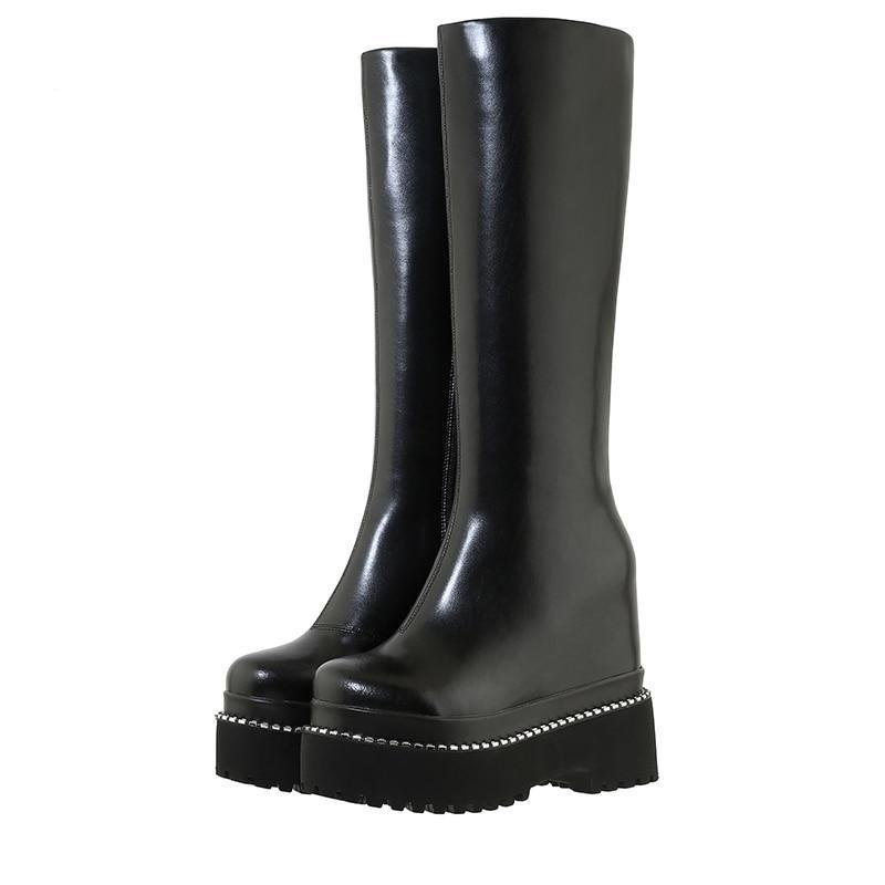 Botas Góticas Rubber Long