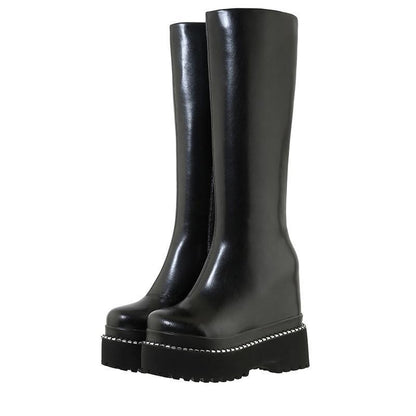 Botas Góticas Rubber Long