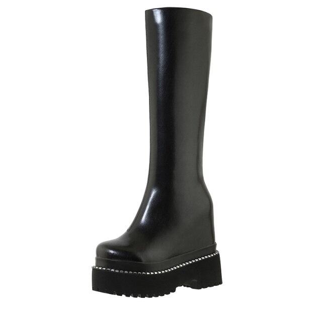 Botas Góticas Rubber Long