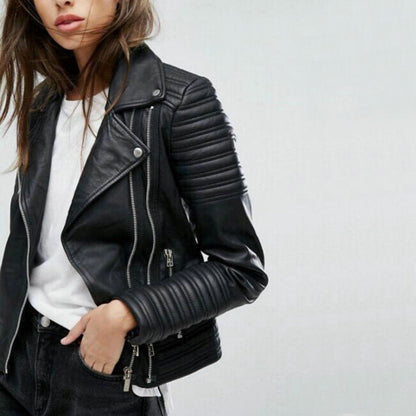 Chaqueta Gótica Biker Daniella Leather