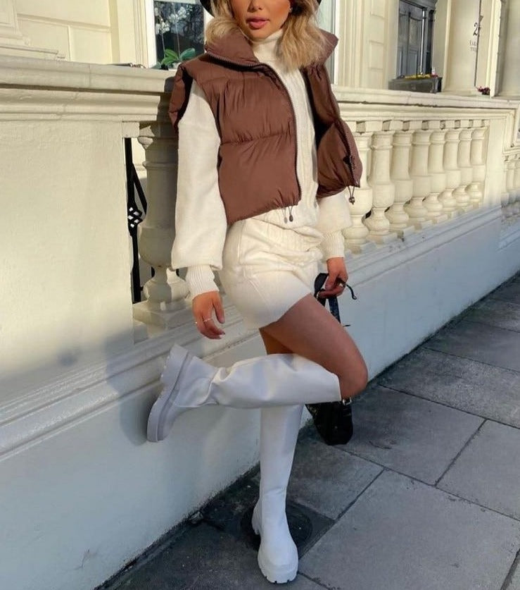 Abrigo Gótico Anna Cropped Vest