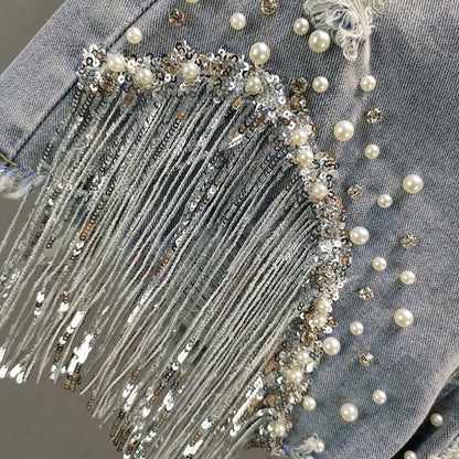 Pantalones Cortos Góticos Luisa Tassel