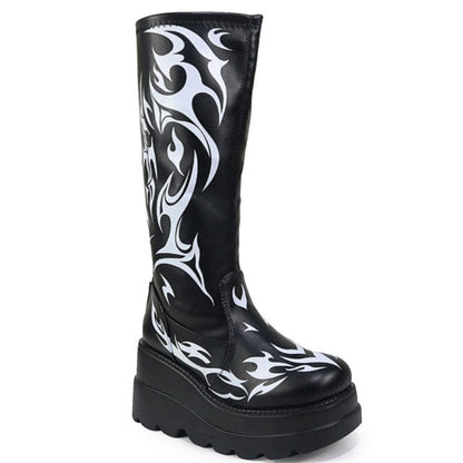 Botas Góticas Flame High