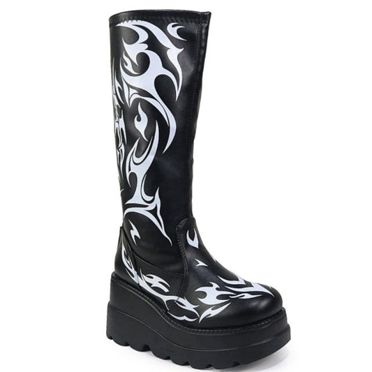 Botas Góticas Flame High