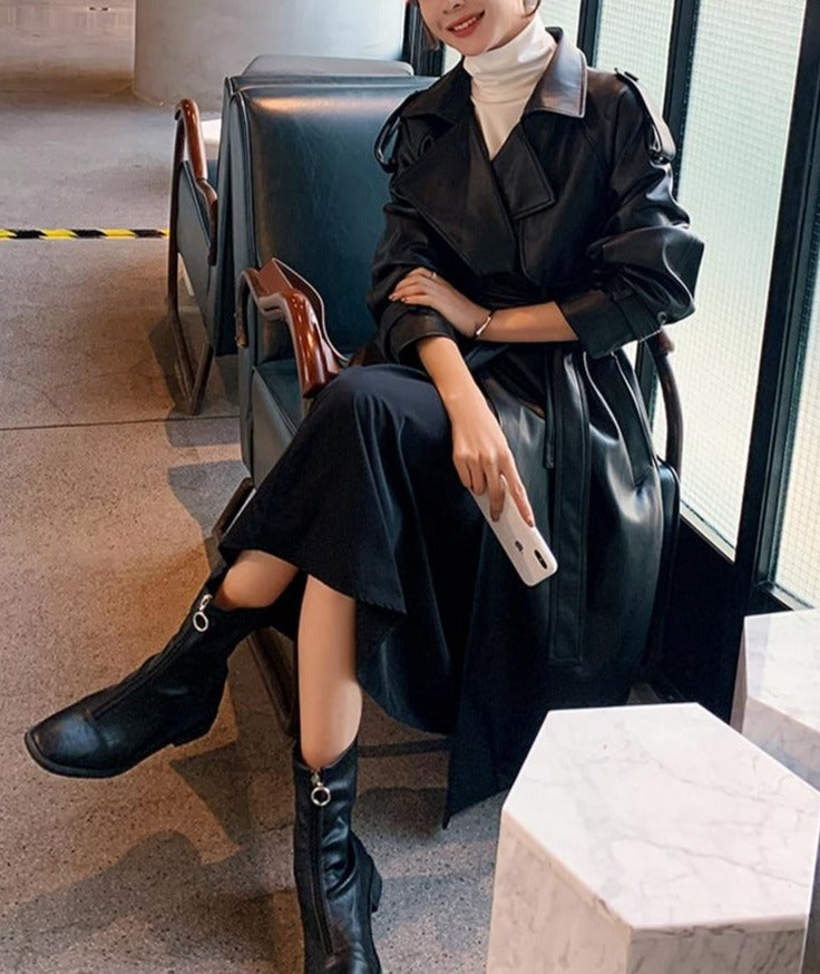 Gabardina Gótica Ciara Leather