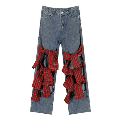 Vaqueros Góticos Rotos