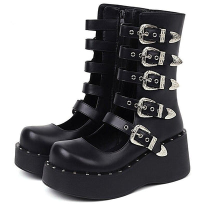 Botas Góticas Open Ankle