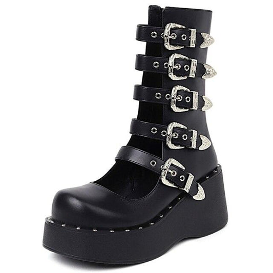 Botas Góticas Open Ankle