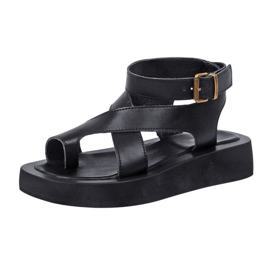 Sandalias Góticas Genuine Leather Toe