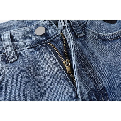 Vaqueros Góticos Holgado Mom