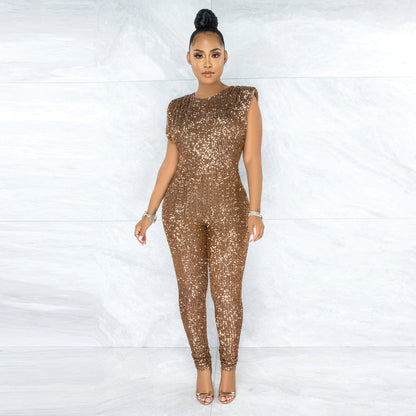 Chaqueta Gótica Night Sequin Jumpsuit