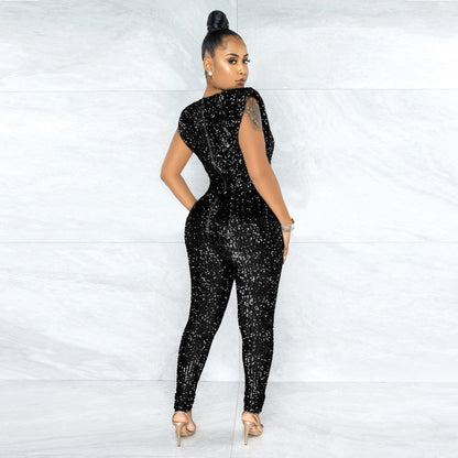 Chaqueta Gótica Night Sequin Jumpsuit