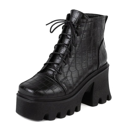 Botas Góticas Leather Vanessa