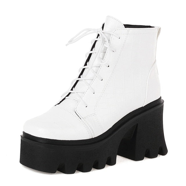 Botas Góticas Leather Vanessa