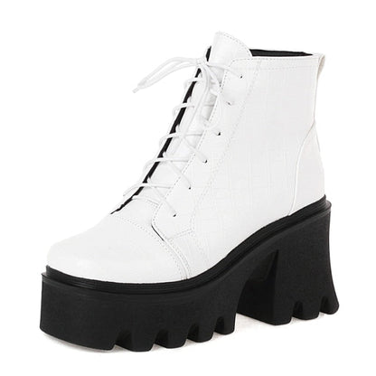 Botas Góticas Leather Vanessa