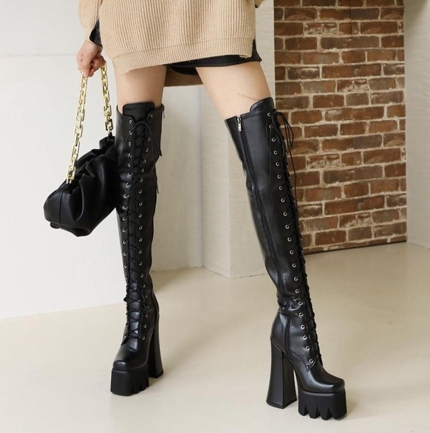 Botas Góticas Adora Knee