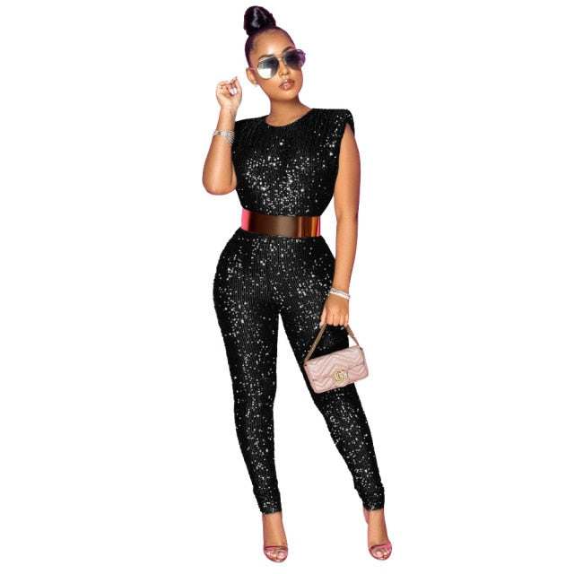 Chaqueta Gótica Night Sequin Jumpsuit