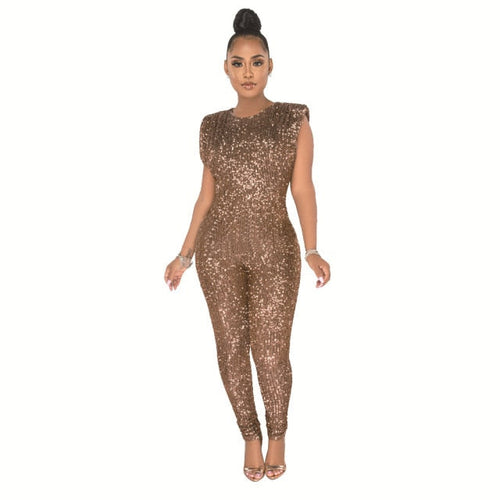 Chaqueta Gótica Night Sequin Jumpsuit