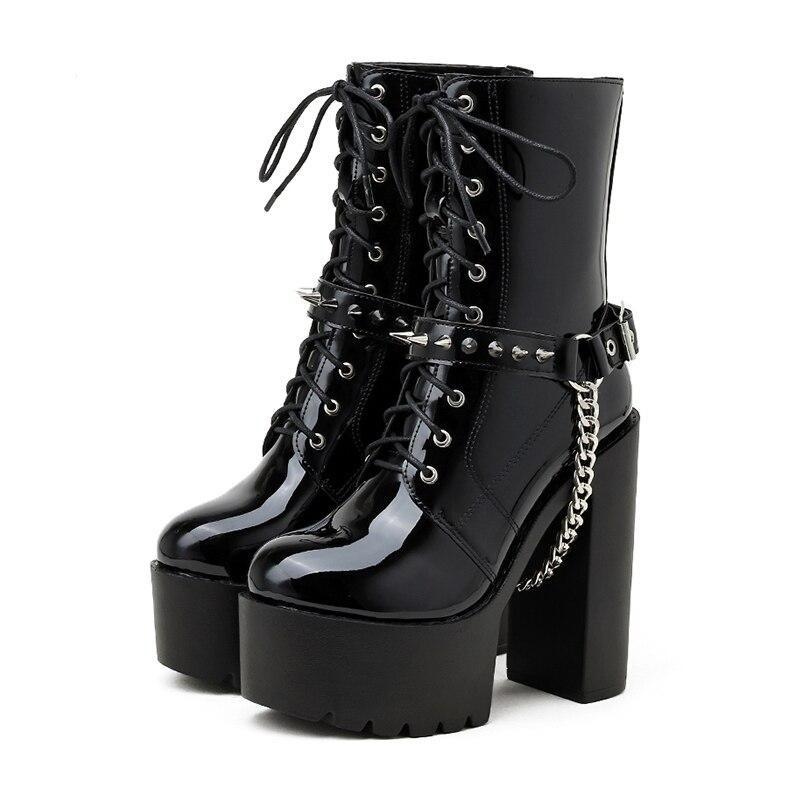 Tacones Góticos Chain High