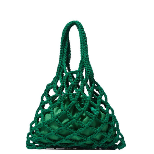 Knotted Cord Bolso Tote Bolso