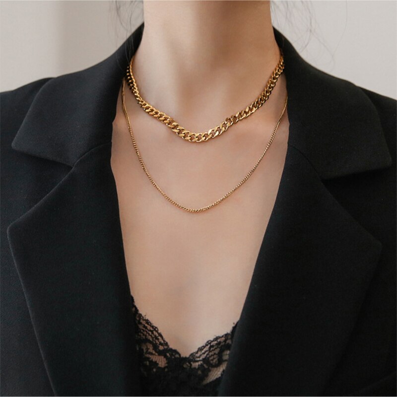 Collar Double Layer Cadena