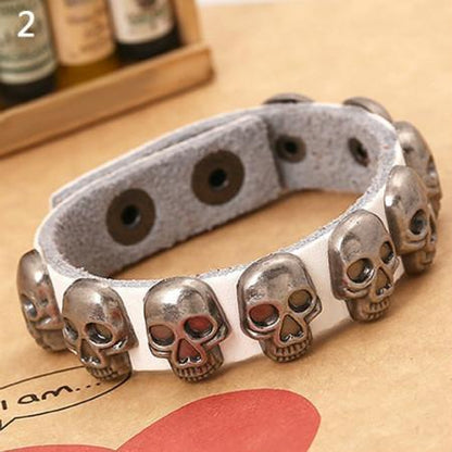 Pulsera Calavera Trenzada del Caos