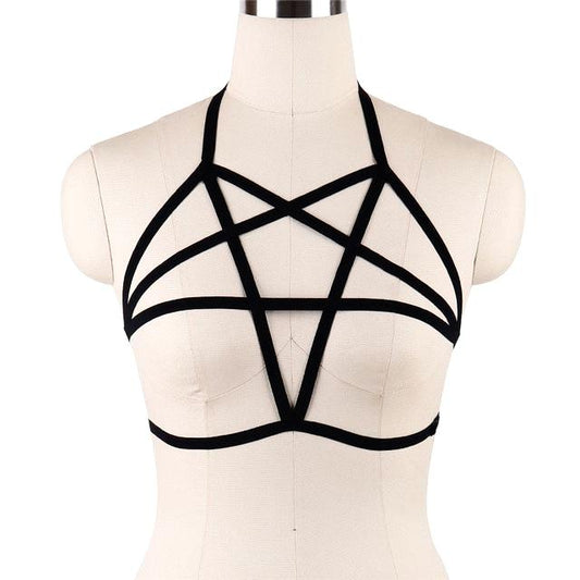 Pentagram Harness Bra Infernal