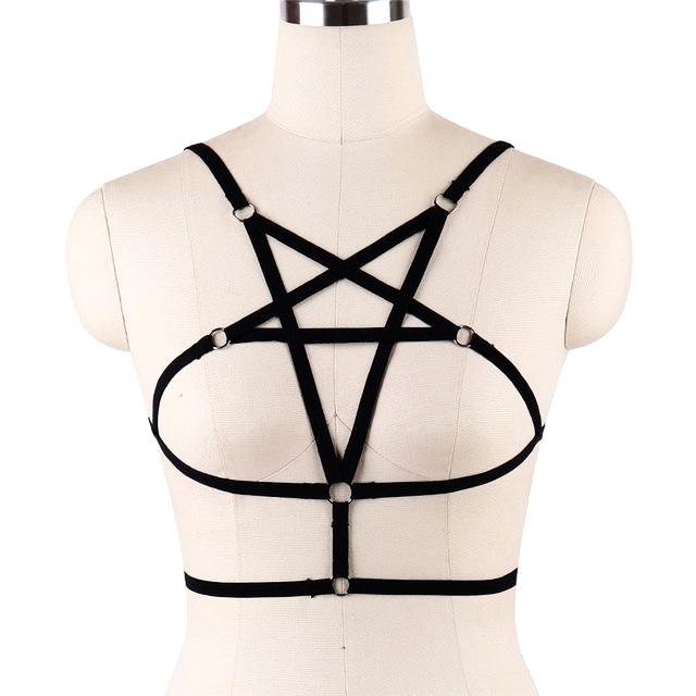 Pentagram Harness Bra Infernal