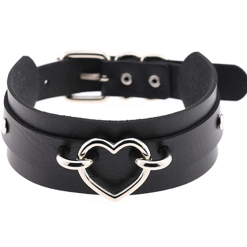 Heart Collar Choker de la Noche Eterna