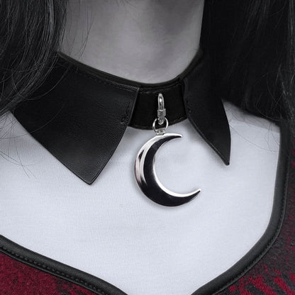 Goth Moon Choker Oscuro