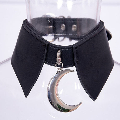 Goth Moon Choker Oscuro