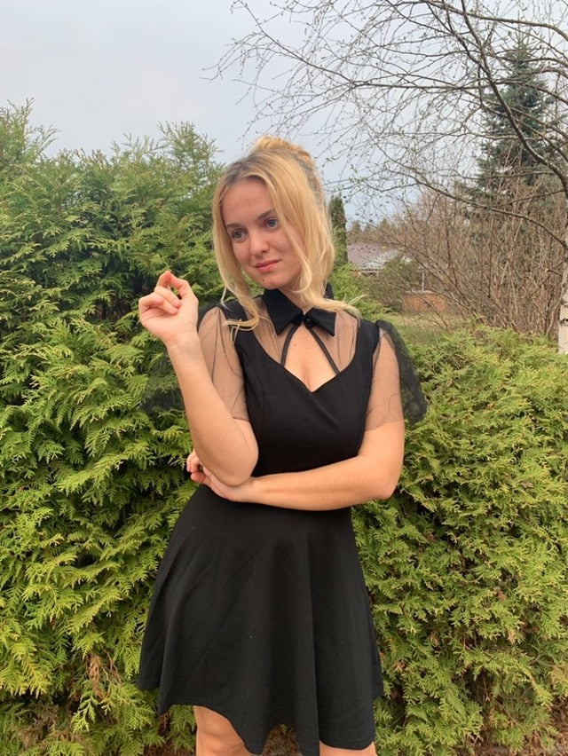 Vestido Gótico Ceniza del Ritual