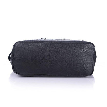 Scared Night Bolso de Cuero Negro