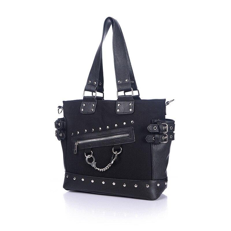 Scared Night Bolso de Cuero Negro
