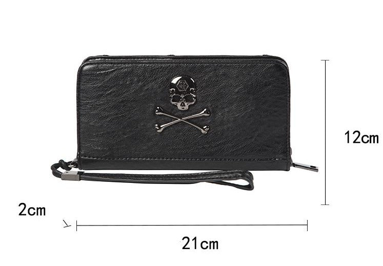 Calavera & Cruz Bones Cartera Ritual