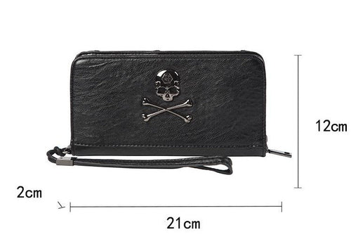 Calavera & Cruz Bones Cartera Ritual