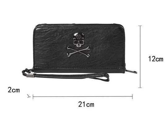 Calavera & Cruz Bones Cartera Ritual