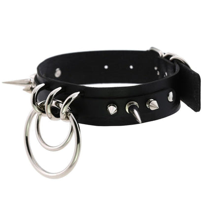 Spiky Choker de Sombra Negra