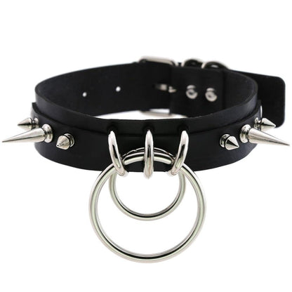Spiky Choker de Sombra Negra