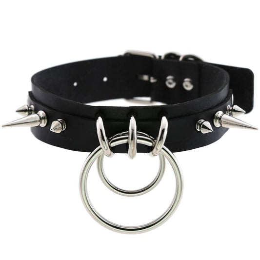 Spiky Choker de Sombra Negra