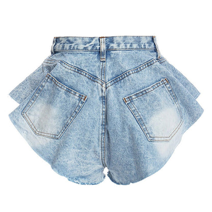 Shorts Góticos Unique High Waist Denim