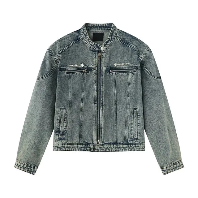 Chaqueta Denim Negra del Caos Urbano